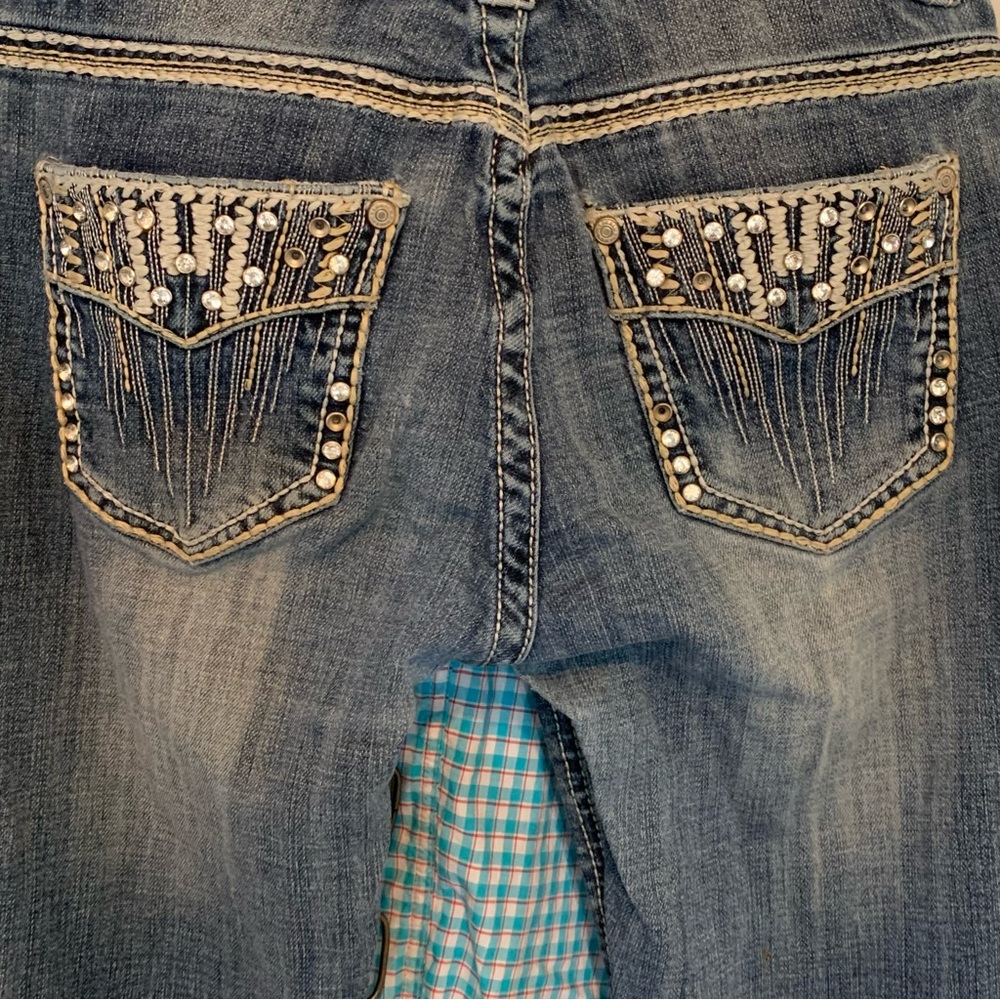 👖SALE💰 🤠 Rock & Roll Cowgirl Bootcut Jeans - Picture 11 of 16